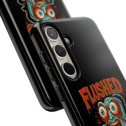 Phone Case — "Flushed But Not Forgotten" Horror Graphic iPhone Cover