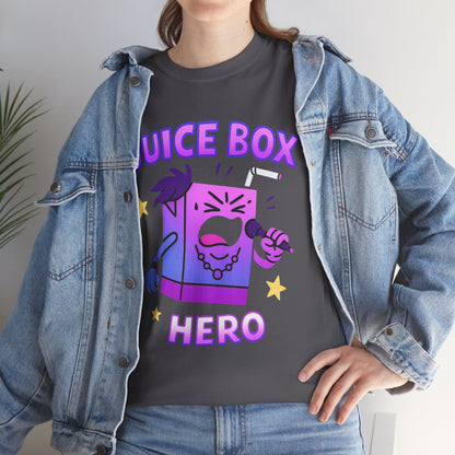 Juice Box Hero T-Shirt | Cute Cartoon Beverage Design