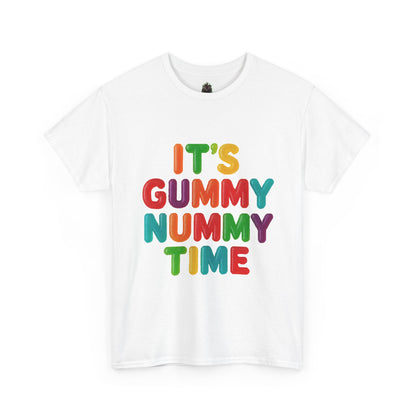 It’s Gummy Nummy Time T-Shirt | Colorful Retro Candy Typography