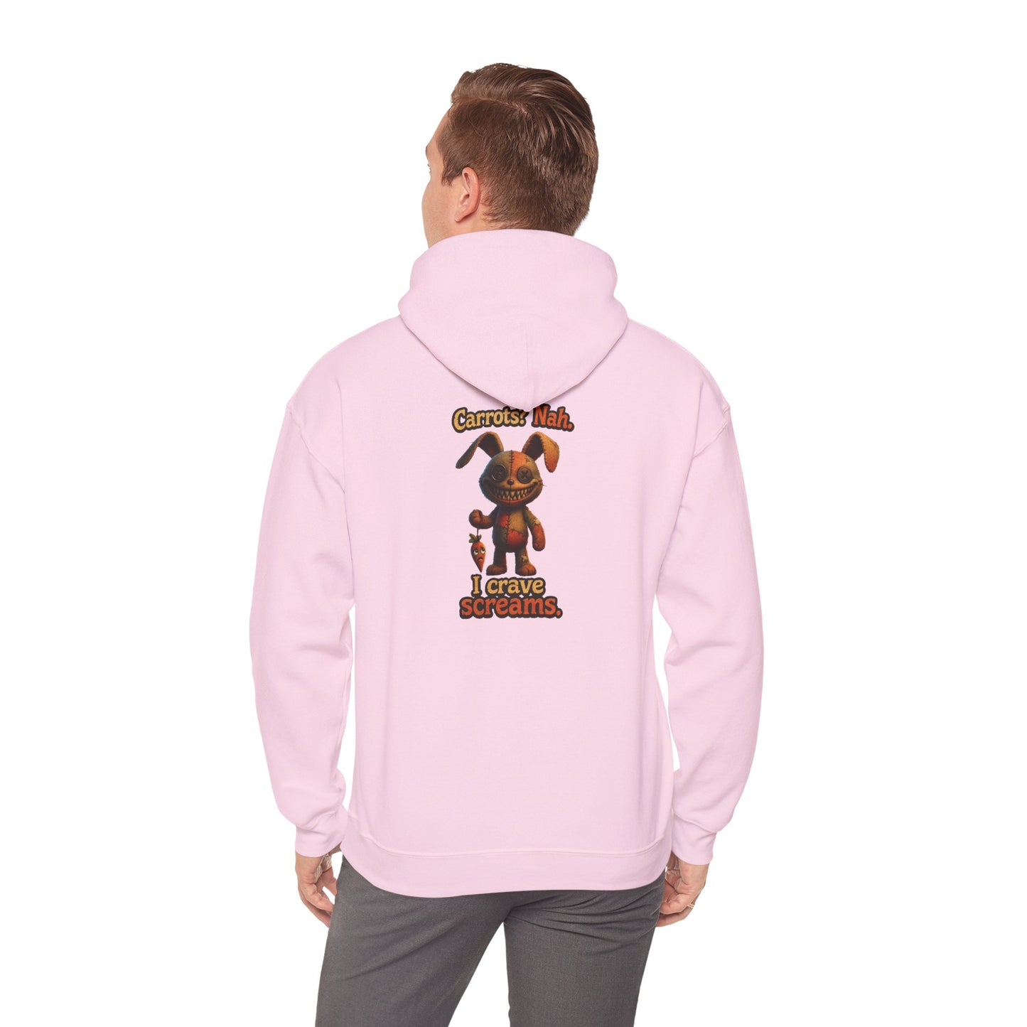 Voodoo Bunny "I Crave Screams" Horror Hoodie