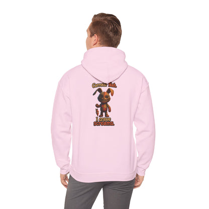 Voodoo Bunny "I Crave Screams" Horror Hoodie