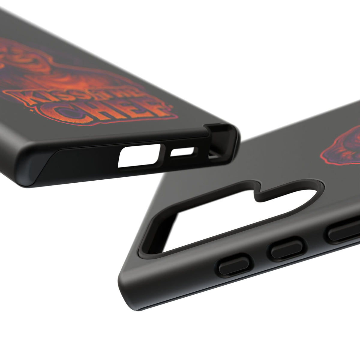 Phone Case — "Kiss the Chef" Neon Horror Chef Design