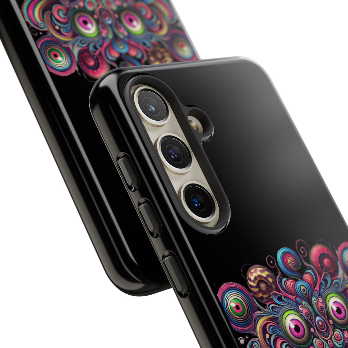 Psychedelic Smiling Eye Cluster Phone Case