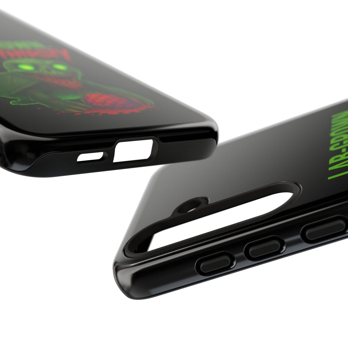 Phone Case — “Lab-Grown. Blood-Thirsty!” Green Monster Horror Design