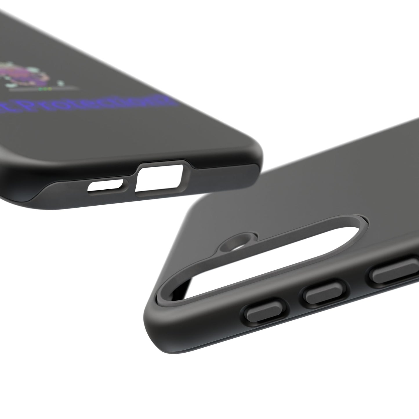 Phone Case — 'Got Protection?' Cute Purple Alien Anti-Shock Protective Cover