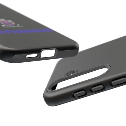 Phone Case — 'Got Protection?' Cute Purple Alien Anti-Shock Protective Cover