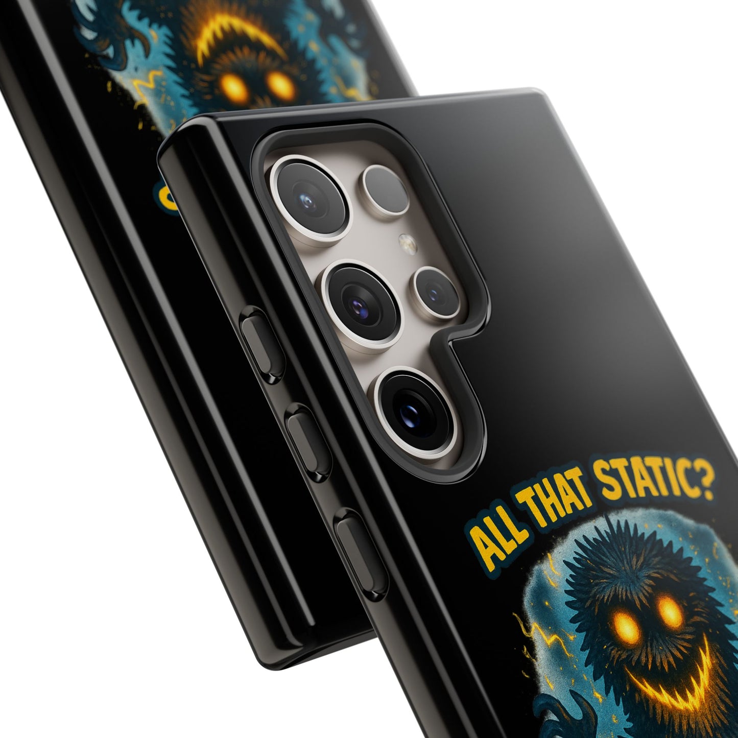 Phone Case — 'All That Static? That's Me Charging Up' Cute Monster Protective Case