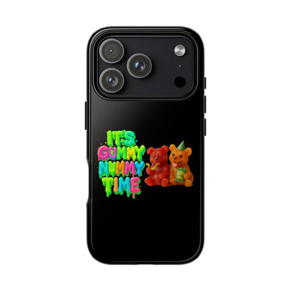 Phone Case — "It's Gummy Nummy Time" Colorful Gummy Bear Protective Case