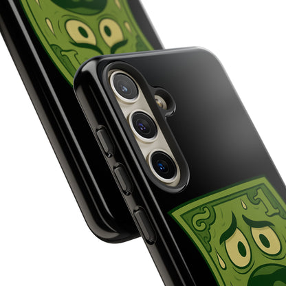 Phone Case — Funny Traumatized Dollar Bill Design ("I'm not dirty, I'm just traumatized")