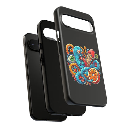 Octopus Surf Phone Case — Colorful Nautical Art Protective Phone Cover