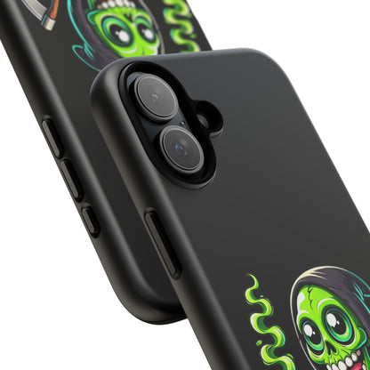 Grinning Green Reaper Phone Case