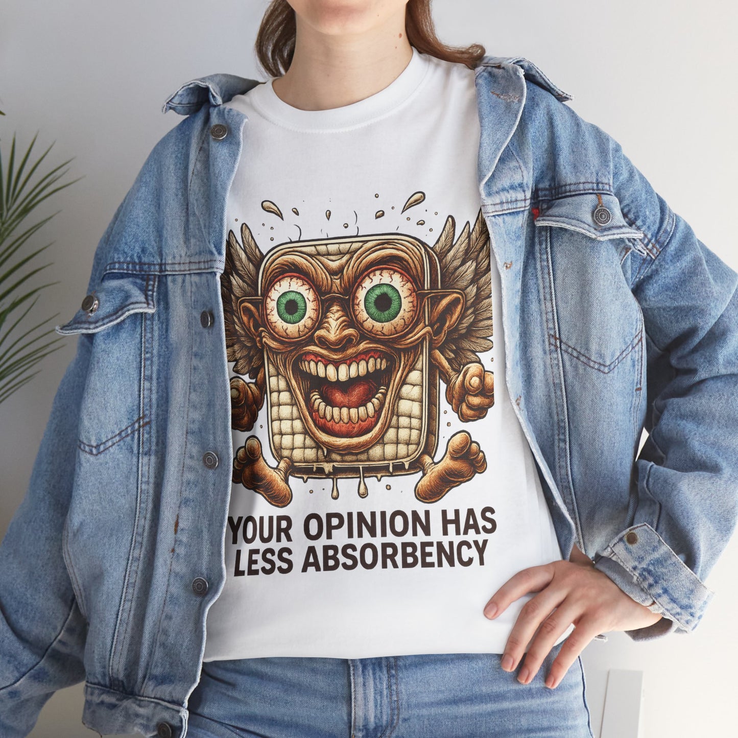 Your Opinion Has Less Absorbency Tee, Funny Graphic Tee, Unisex Cotton [...]