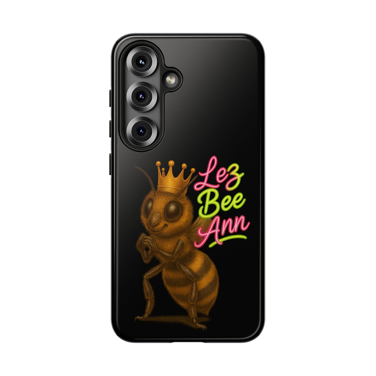 Phone Case — 'Lez Bee Ann' Queen Bee Tough Protective Cover