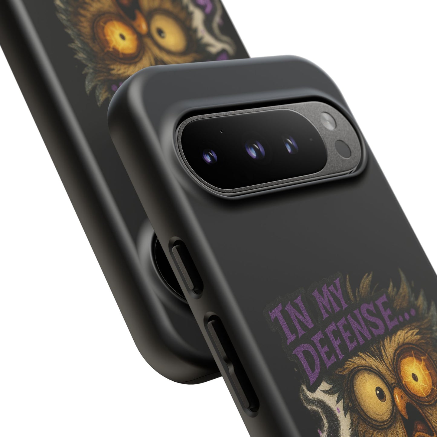 Phone Case — 'In My Defense… The Spell Did Work' Owl Witchy Protective Case