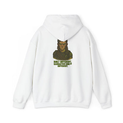 Hoodie - "Most Different, Radically Not Different" Ape Graphic Hooded Sweatshirt