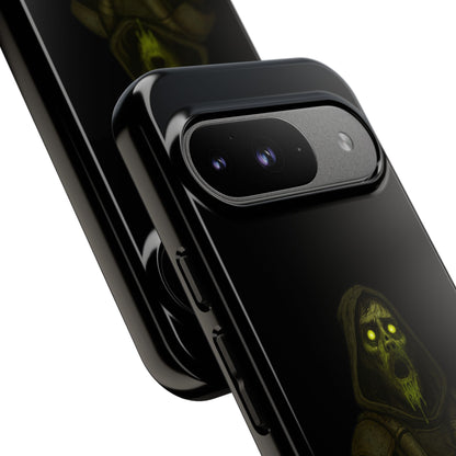 Phone Case — 'Toxic? Nah, Just Prophetically Unpleasant' Neon Grim Reaper Protective Cover
