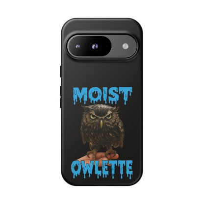 Moist Owlette Phone Case — Funny Owl Graphic Protective Case