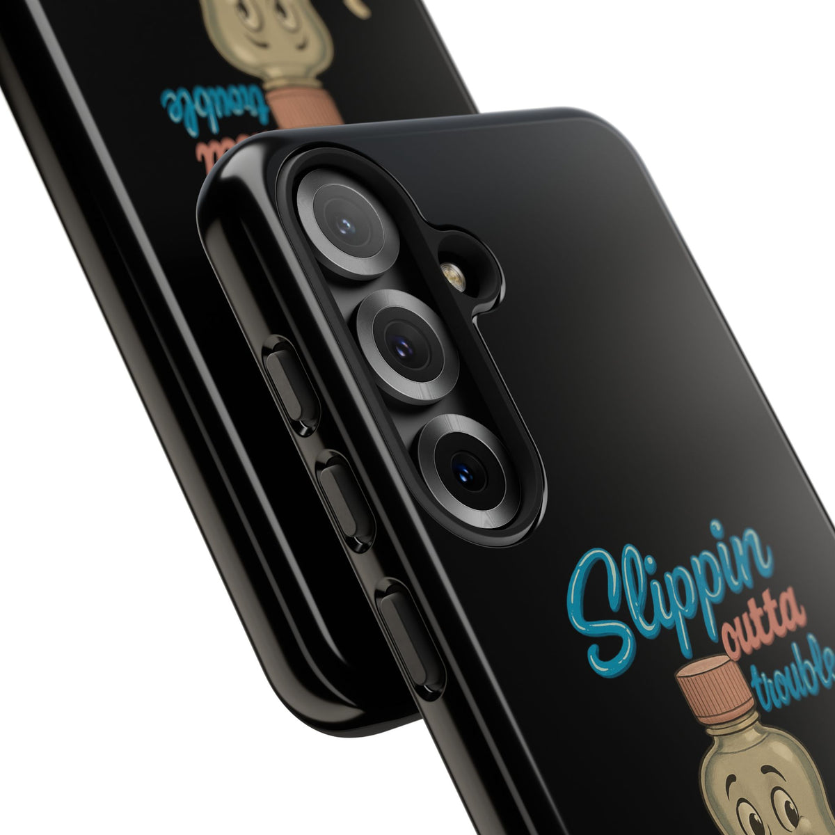 Phone Case — Retro 'Slippin Outta Trouble' Baby Bottle Design