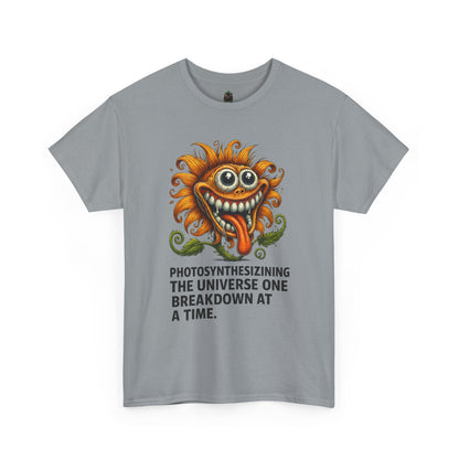 Photosynthesizining the Universe – Funny Sunflower Breakdown T-Shirt