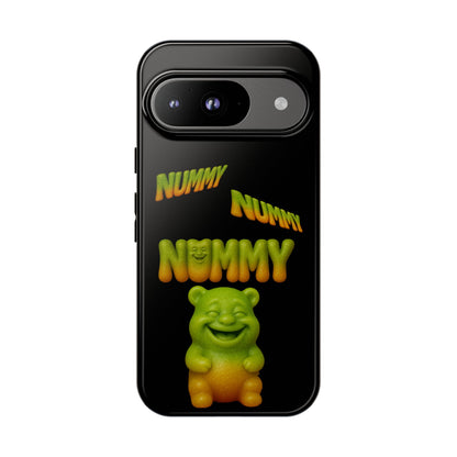 Nummy Gummy Phone Case — Cute Retro Green Gummy Bear Protective Case