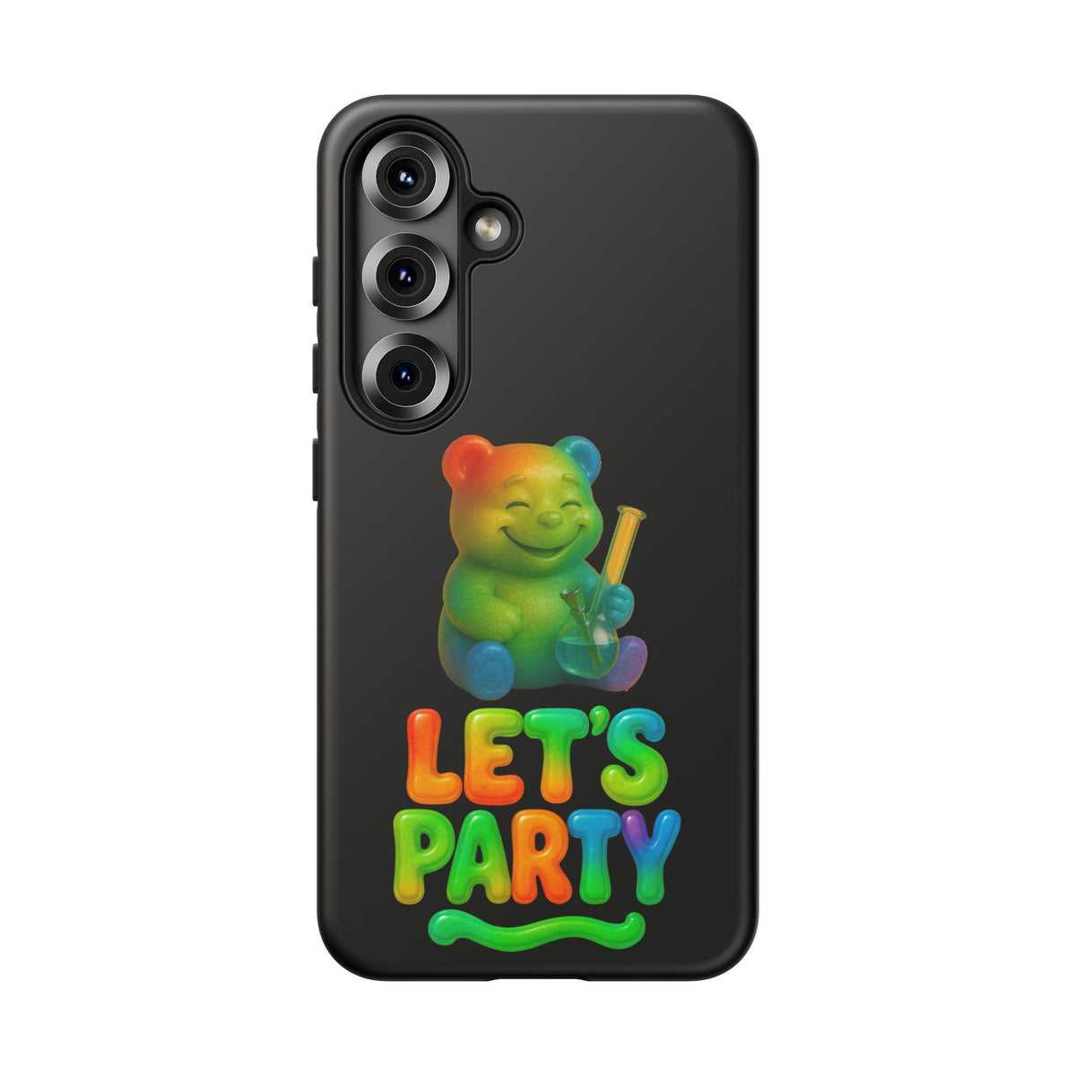 Let's Party Rainbow Bear Phone Case