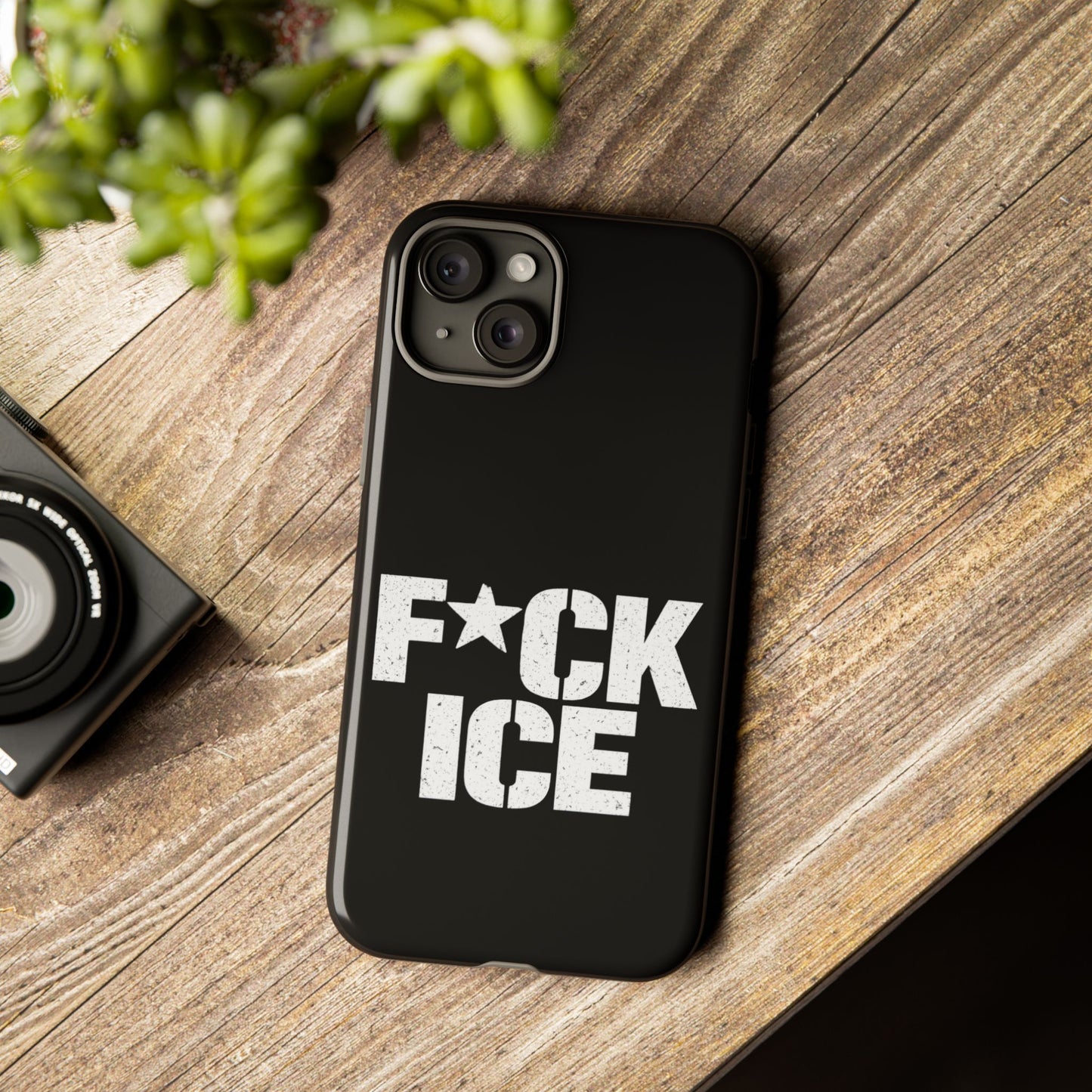 Phone Case — “F*CK ICE” Bold Protest Protective Cover
