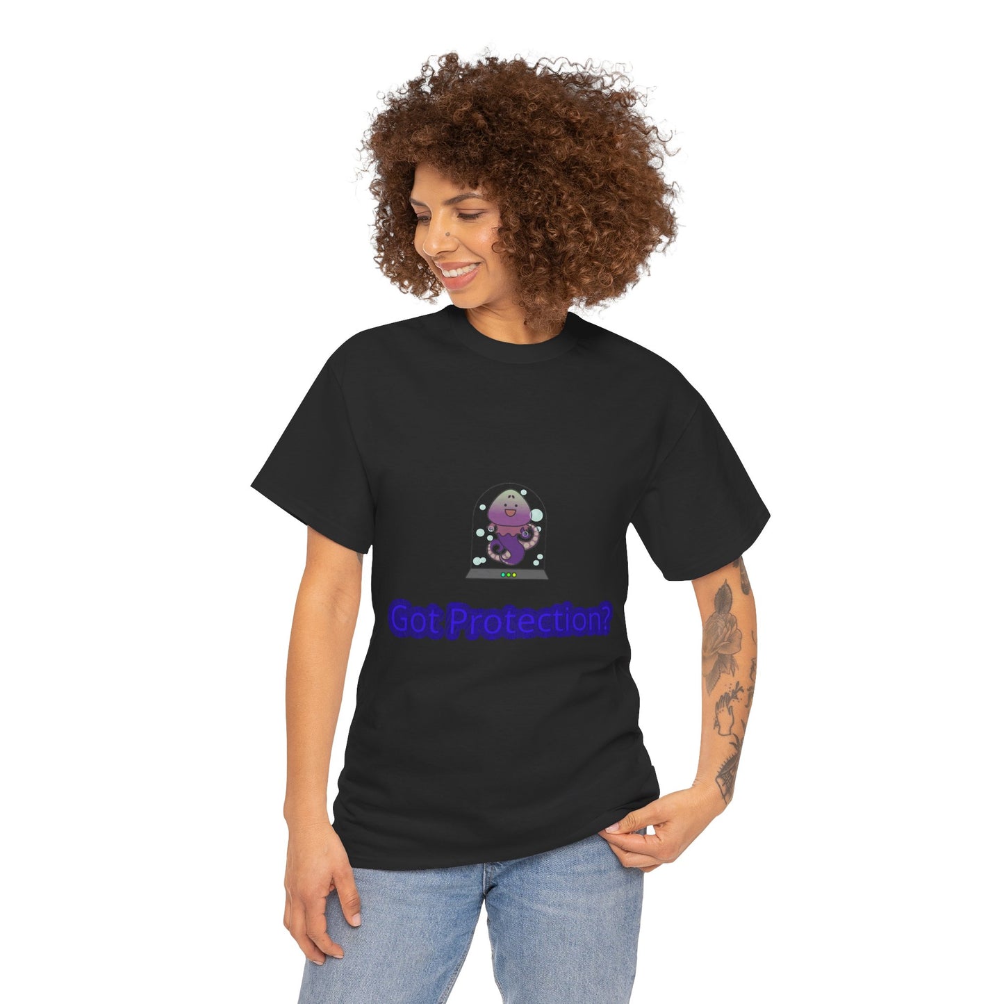 Got Protection? Unisex Heavy Cotton Tee, Funny Gift, Casual Wear, Summer Outfit,