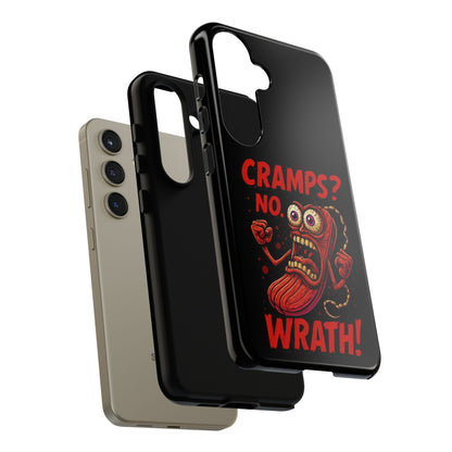 Phone Case — "Cramps? No, Wrath!" Retro Hot-Pepper Graphic