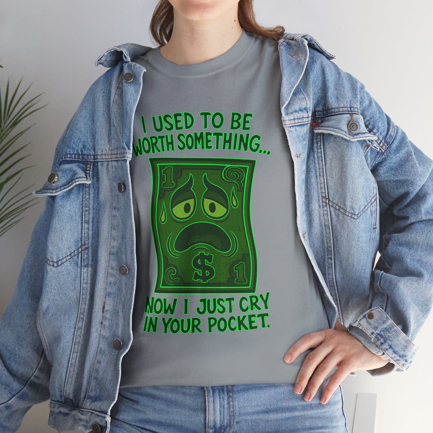 Crying Dollar – Inflation Got Me Down Tee