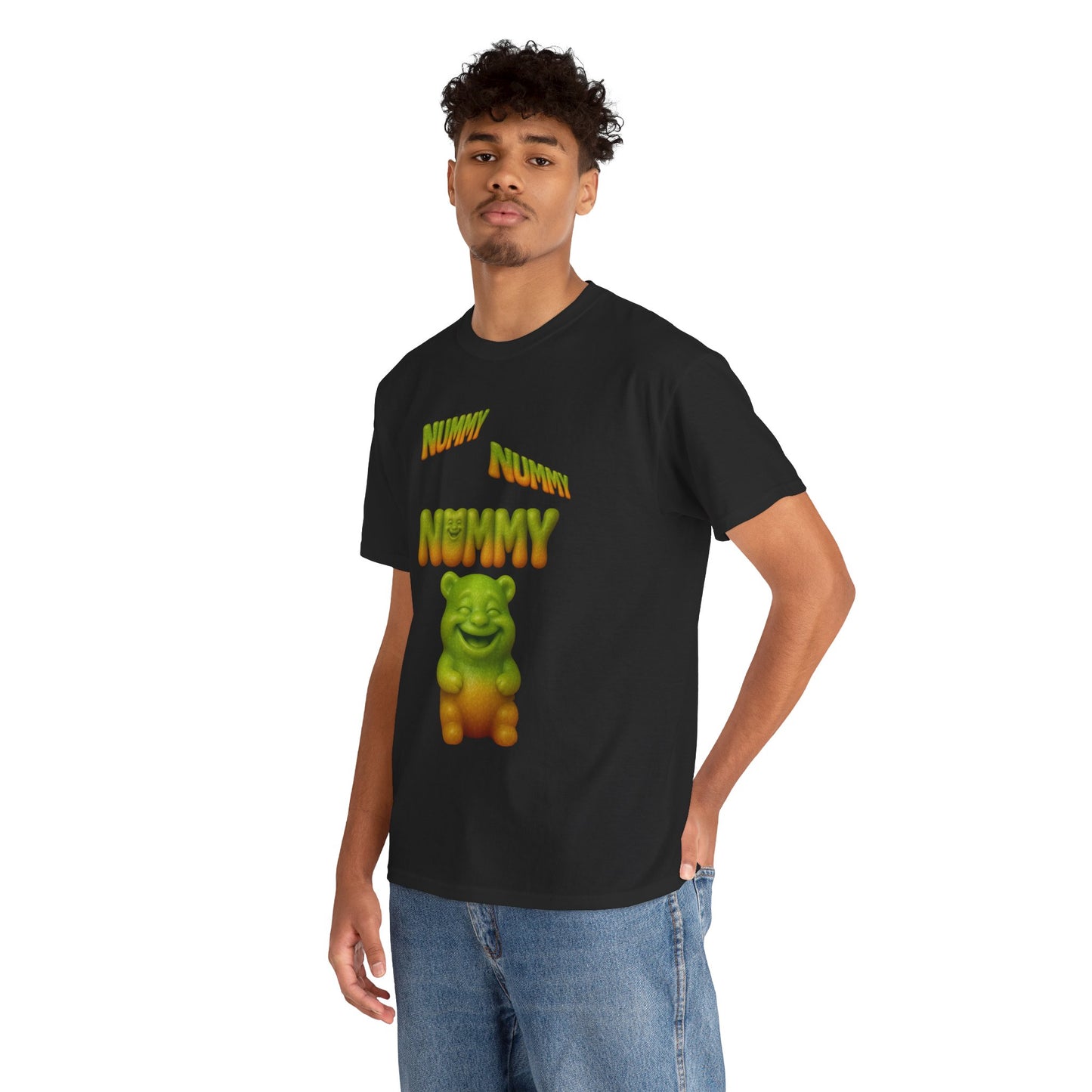 Nummy Gummy Tee — Cute Green Gummy Bear Graphic T-Shirt