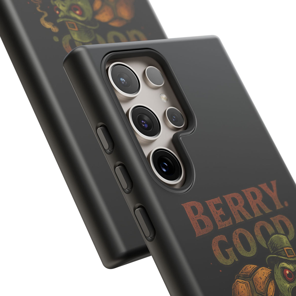 Phone Case — 'Berry Good' Zombie Turtle Graphic Tough Protective Case