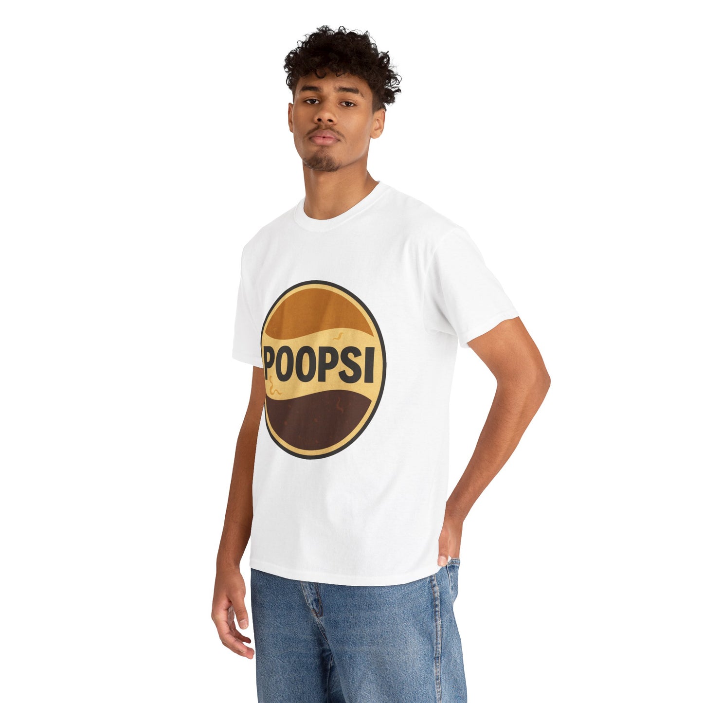 POOPSI logo tee | Retro soda parody shirt
