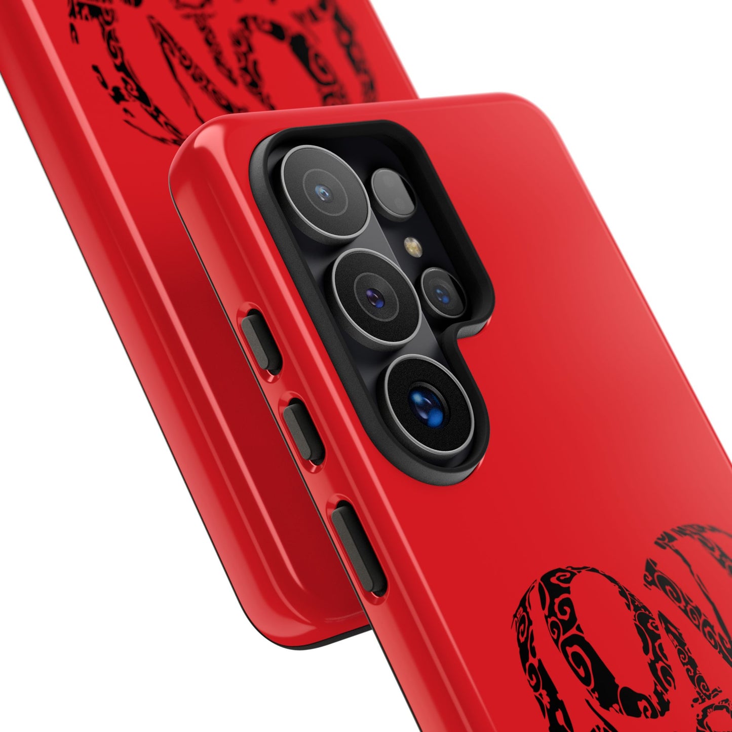 Red 'Love Justice' Heart Phone Case — Protective iPhone Cover, Valentine’s Gift