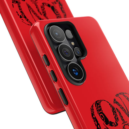 Red 'Love Justice' Heart Phone Case — Protective iPhone Cover, Valentine’s Gift