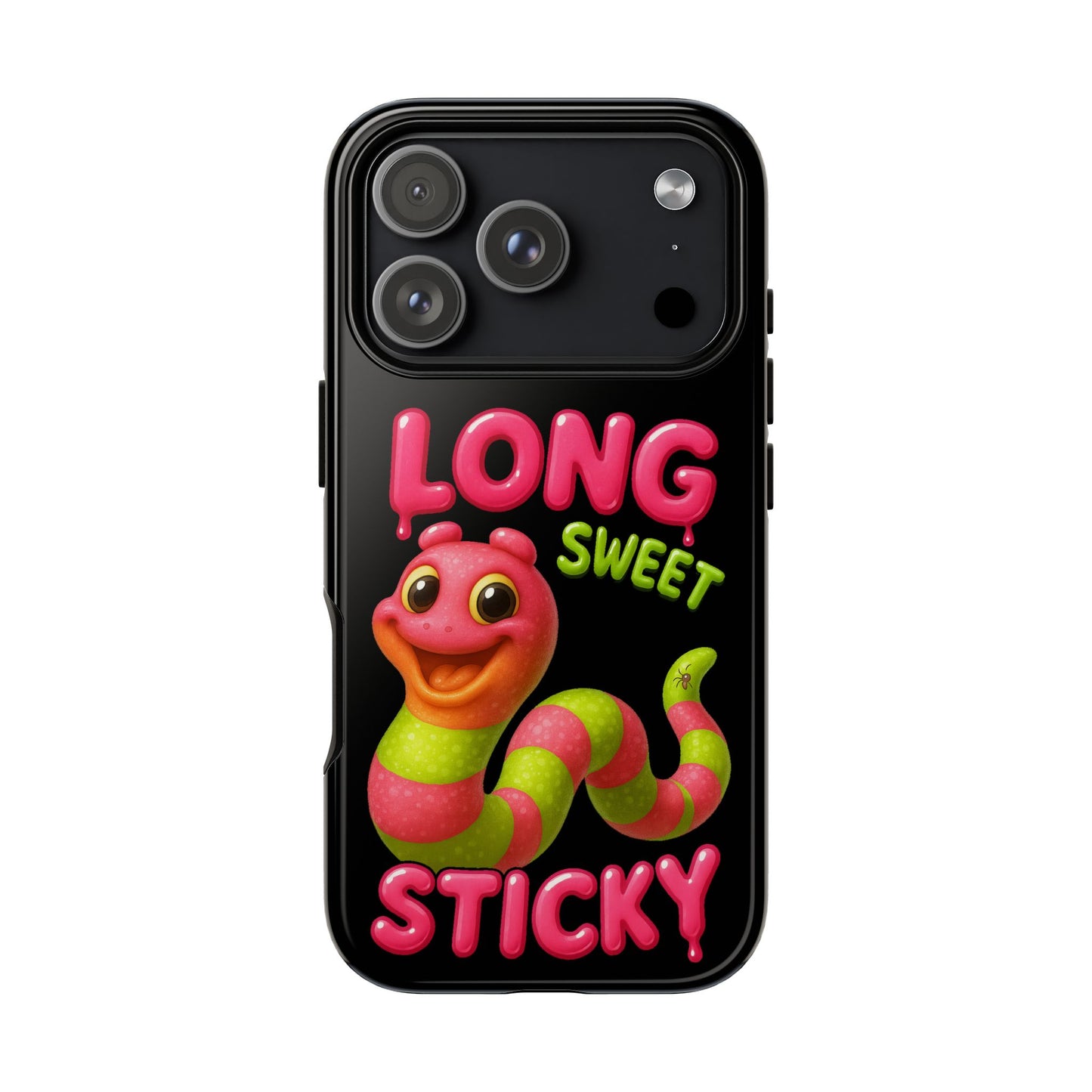 Phone Case — "Long Sweet Sticky" Cute Candy Snake Protective Case