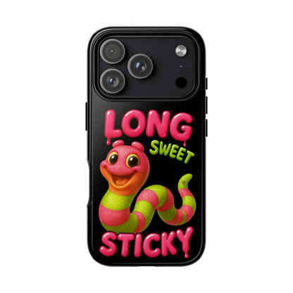 Phone Case — "Long Sweet Sticky" Cute Candy Snake Protective Case