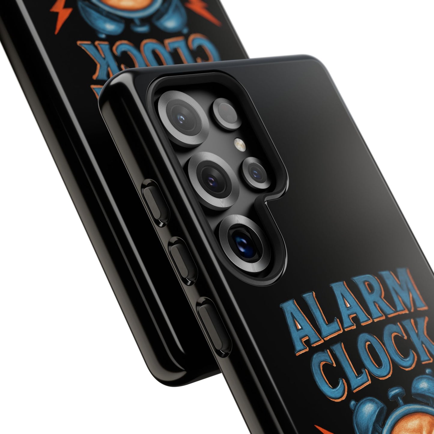 Phone Case — "Alarm Clock" Retro Screaming Clock Protective Cover