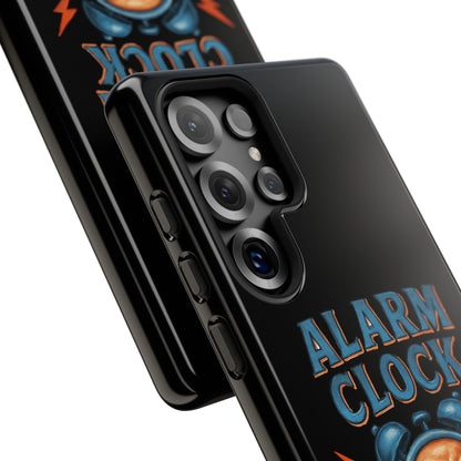 Phone Case — "Alarm Clock" Retro Screaming Clock Protective Cover
