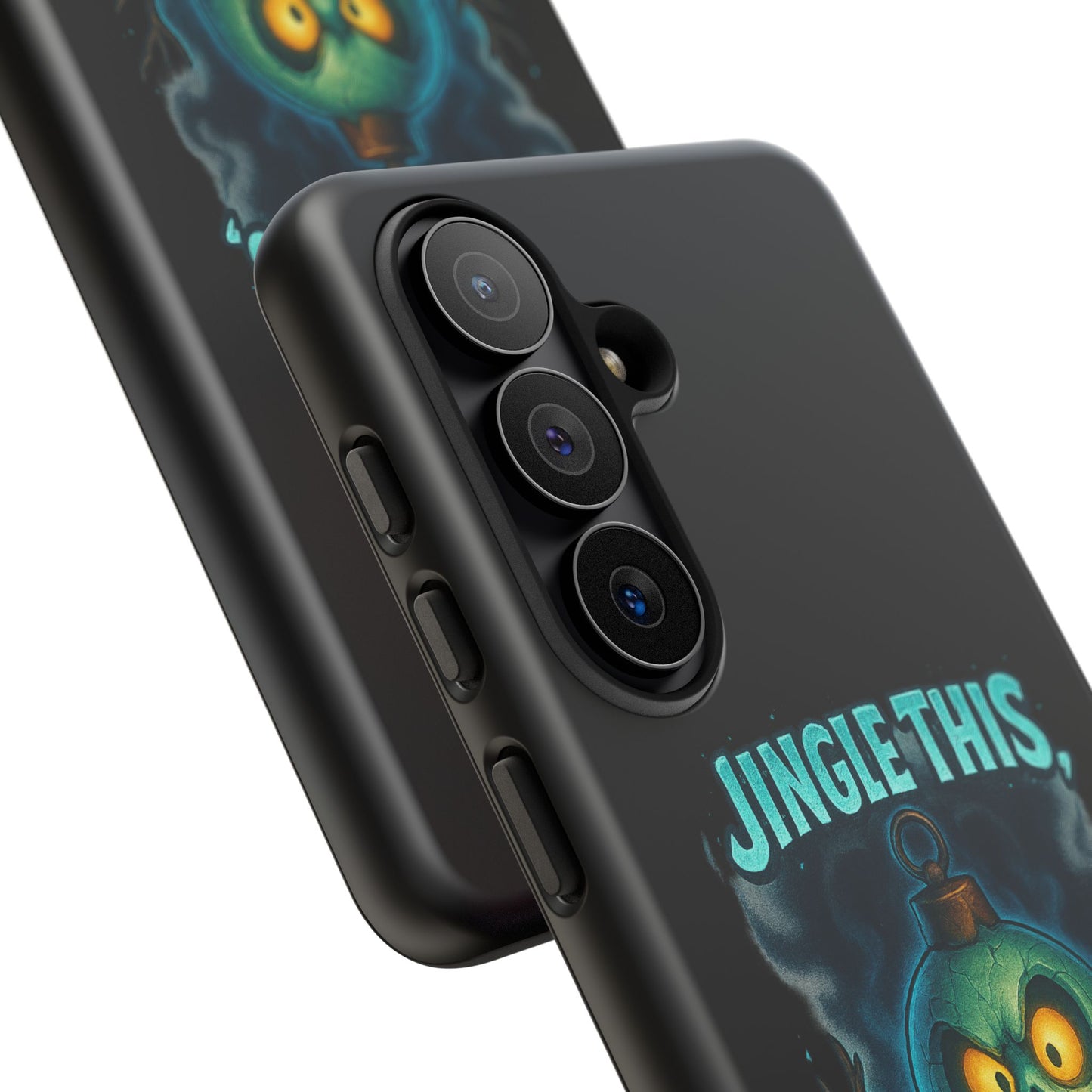 Phone Case - 'Jingle This, Santa' Spooky Holiday Protective Case