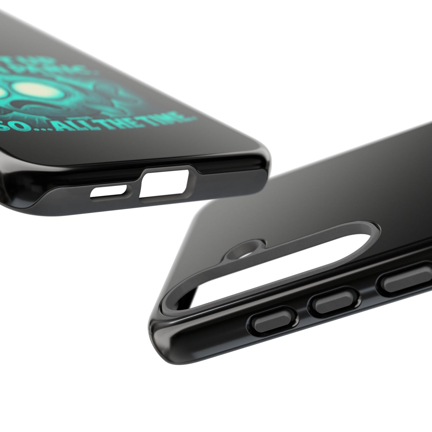 Phone Case — "I Light Up When I Panic" Glow Fish Anxiety Phone Case