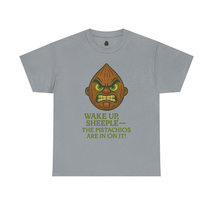 Almond Conspiracy – “The Pistachios Are In On It!” Tinfoil Nut Tee