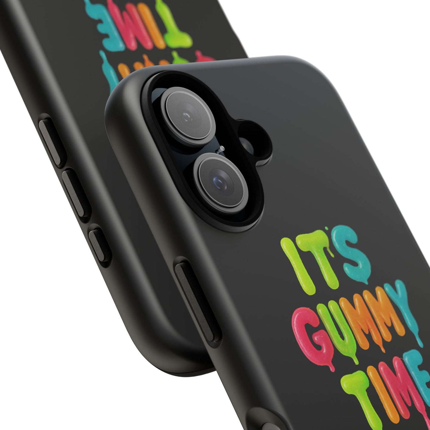 Phone Case — "It's Gummy Time" Rainbow Gummy Bear Protective Cover