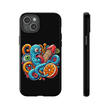 Octopus Surf Phone Case — Colorful Nautical Art Protective Phone Cover