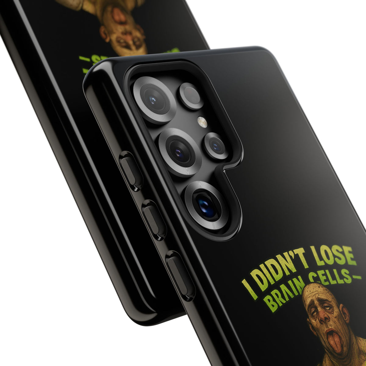 Phone Case — "I Didn't Lose Brain Cells, Someone Stole Them" Funny Zombie Warrior Protective Cover