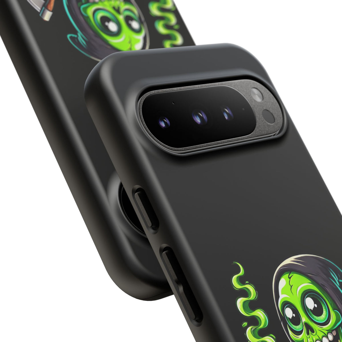 Grinning Green Reaper Phone Case