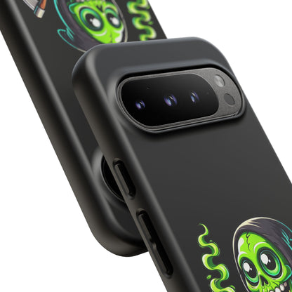 Grinning Green Reaper Phone Case