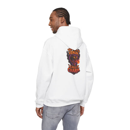 Venom I Call It Charm Hoodie — Spooky Snake Graphic Pullover