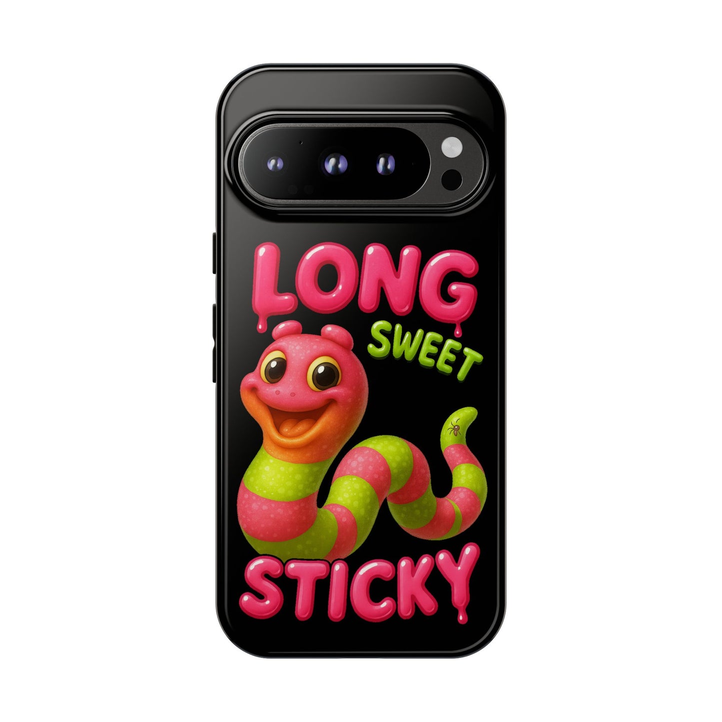 Phone Case — "Long Sweet Sticky" Cute Candy Snake Protective Case