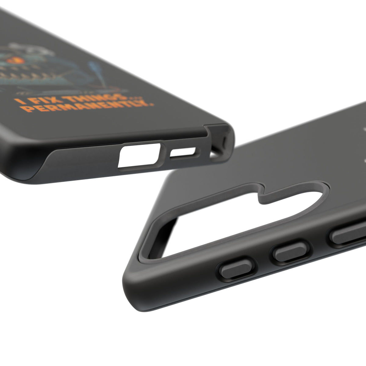 Phone Case — 'I Fix Things... Permanently' Mechanic Tool Monster Protective Case