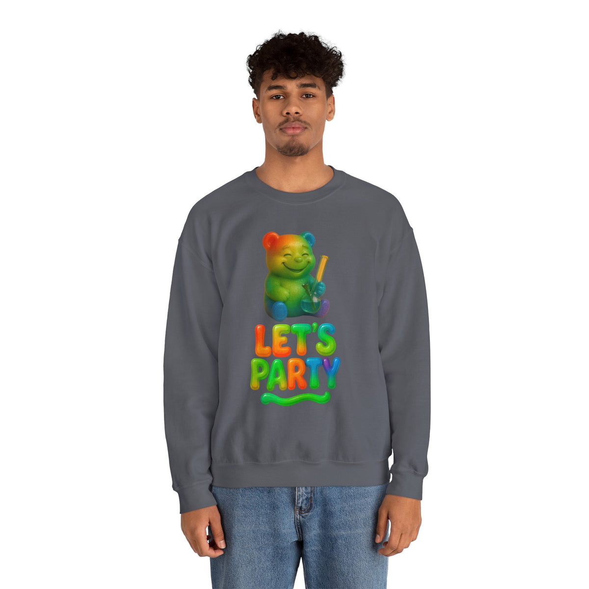 Let’s Party Gummy Bear Crewneck Sweatshirt